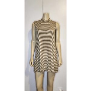 GNW Ladies Sz Large Tan/Black Dress